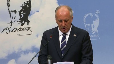 basin aciklamasi - İnce: 'Seçim sonuçlarını kabul ediyorum' - ANKARA  Videosu