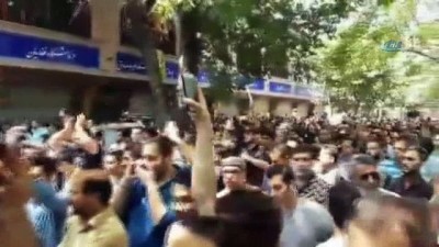 ekonomik yaptirim -  - İran’da ekonomik krize sokak gösterileri çığ gibi büyüyor Videosu