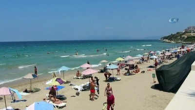 yabanci turist -  Seçim bitti, tatilciler sahillere akın etti  Videosu