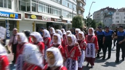 folklor gosterisi -  Bolu bağımlılıkla mücadele için yürüdü  Videosu