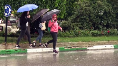 dolu yagisi - Sağanak başladı - KIRKLARELİ Videosu