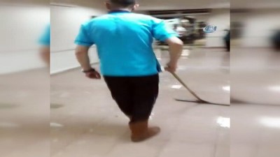 siddetli yagis -  Devlet hastanesini su bastı  Videosu