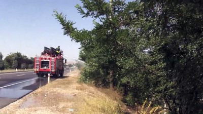 sigara izmariti - Elazığ'da buğday tarlasında yangın Videosu