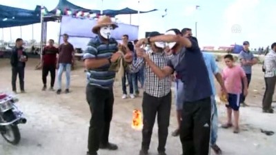 israil - Gazze'deki Büyük Dönüş Yürüyüşü gösterileri devam ediyor (6) - GAZZE Videosu