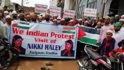 israil -  - Nikki Haley'in Hindistan Ziyareti Protesto Edildi Videosu
