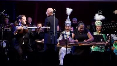 filarmoni orkestrasi - TÜRKSOY'un 25. kuruluş yıl dönümü kutlandı - BAKÜ Videosu