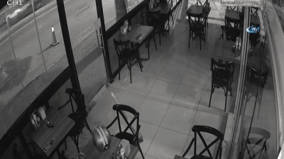 kamera sistemi -  Kafe hırsızı güvenlik kamerasında  Videosu