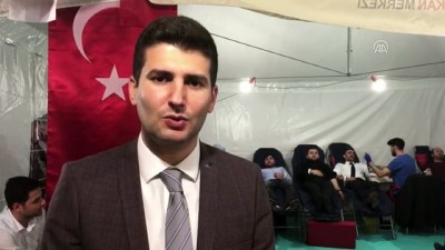 kan bagisi - 'Kanımız Kızılay'a Oyumuz Cumhur İttifakına' - İSTANBUL  Videosu