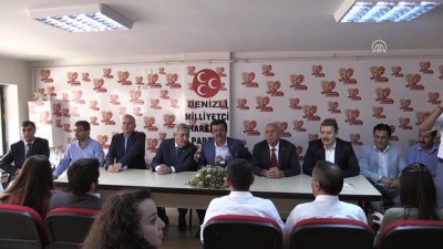 hassasiyet - Zeybekci, MHP İl Teşkilatı'nı ziyaret etti - DENİZLİ Videosu