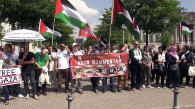 protesto - Almanya'da Netanyahu protestosu - BERLİN Videosu