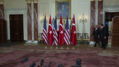basin mensuplari - Çavuşoğlu-Pompeo görüşmesi başladı - WASHINGTON  Videosu