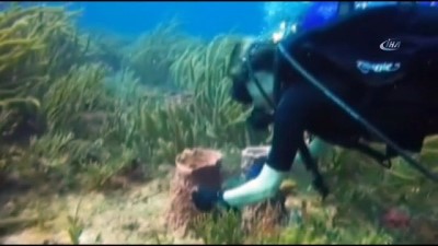 deniz kirliligi -  Denizin altındaki çöpleri gönüllü olarak temizliyor  Videosu