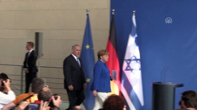 Merkel-Netanyahu ortak basın toplantısı - BERLİN