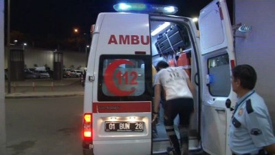 polis noktasi -  Bıçakla yaralandı, kurtulmak için 25 kilometre araç sürdü  Videosu