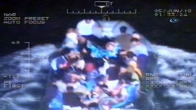 kacak gocmen -  Kuşadası Körfezi’nde 41 kaçak göçmenin yakalandığı operasyon kamerada Videosu