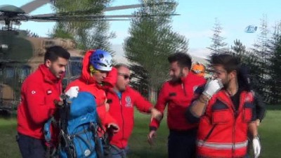jandarma -  Zirve inişi uçurumda mahsur kalan dağcılar 13 saat sonra böyle kurtarıldı  Videosu