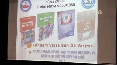 kitap okuma - 'Annem Varsa Ben de Varım' kitap okuma projesi - DÜZCE  Videosu