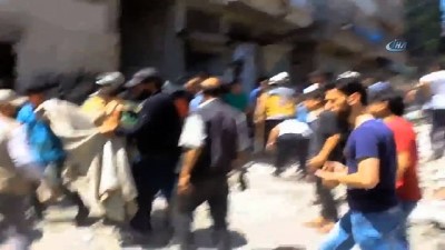 rejim -  İdlib’de Hava Saldırısı : 2 Ölü Videosu