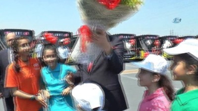 ikitelli -  İETT filosuna 375 yeni araç daha katıldı Videosu