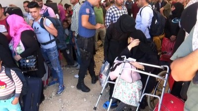  38 bin Suriyeli Ramazan Bayramını ülkelerinde geçirmek için gitti 