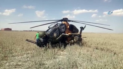  ATAK helikopteri Aksaray’a acil iniş yaptı