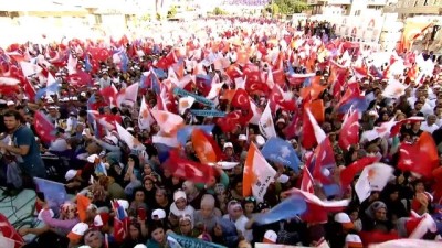 Cumhurbaşkanı Erdoğan: '24 Haziran'da birilerine ders vermeye hazır mıyız?' - HATAY