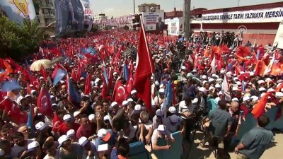 Cumhurbaşkanı Erdoğan: 'Birileri milletimizin moralini bozmaya çalışıyor' - MERSİN 