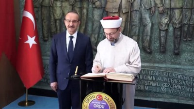 din egitimi - Diyanet İşleri Başkanı Erbaş: 'Derdimiz dünyanın hiçbir yerinde gözyaşı olmasın'- ORDU  Videosu