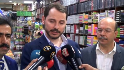 kultur baskenti -  Enerji ve Tabii Kaynaklar Bakanı Berat Albayrak, esnafı gezip sorunlarını dinledi  Videosu