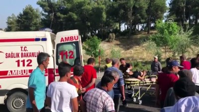 kalaba - Trafik kazası: 2 yaralı - DENİZLİ  Videosu