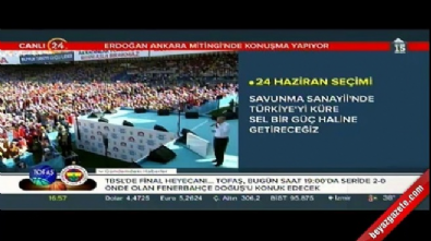 19 mayis stadi - Cumhurbaşkanı Erdoğan, Ankara'da düzenlenen mitingde halka hitap etti Videosu