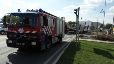  Ankara-Kayseri kara yolunda ışık ihlali sonucu kaza: 2 yaralı