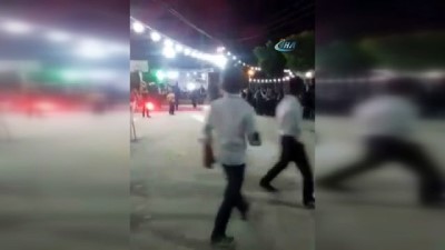 mermi -  Düğünde dehşete düşüren görüntüler  Videosu