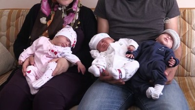bebek bakimi - Her kontrolde bebek sayısı arttı, üçüzleri oldu - BURSA  Videosu