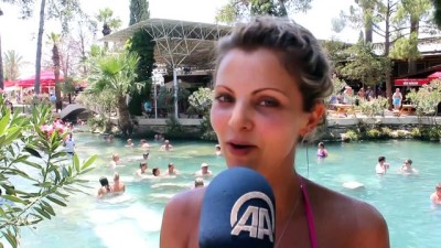 saglik hizmeti - Antik havuzda kaplıca keyfi - DENİZLİ  Videosu