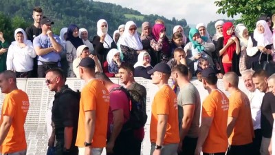 soykirim - 'Barış Yürüyüşü' Potoçari'de sona erdi (2) - POTOÇARİ Videosu