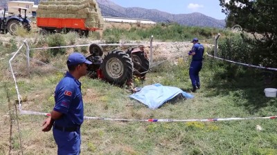 besi ciftligi - Burdur'da traktör devrildi : 2 ölü Videosu