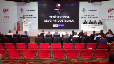 fikstur - Futbol: Spor Toto 1. Lig 2018-2019 sezonu fikstür çekimi yapıldı - İSTANBUL Videosu