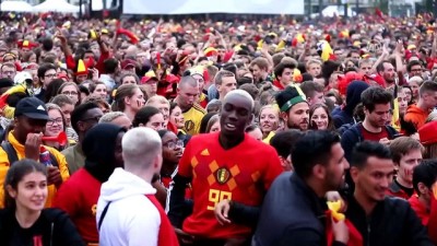 metro duragi - Fransa-Belçika maçının ardından - BRÜKSEL  Videosu