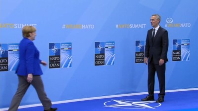 NATO Devlet ve Hükümet Başkanları Zirvesi - Karşılama töreni - BRÜKSEL