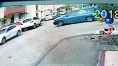 bild - Site bahçesine devrilen otomobilin sürücüsü yaralandı - KARABÜK  Videosu