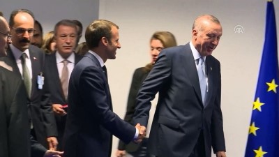 Erdoğan-Macron görüşmesi - BRÜKSEL 