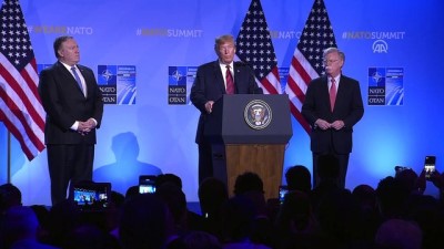 ingiltere - Trump: 'İki gün öncesine göre çok daha güçlü bir NATO var' - BRÜKSEL Videosu