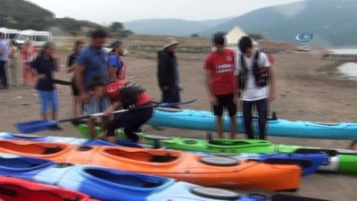 baraj golu - Denizi olmayan Tokat’ta deniz kanosu yarışması  Videosu