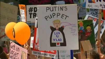 ingiltere - İngiltere'de Trump karşıtı gösteriler Videosu