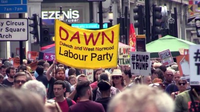 ingiltere - İngiltere'de 'Trump' protestosu - LONDRA Videosu