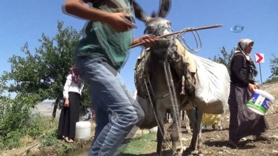 sudan -  3 aydır eşeklerle evlerine su taşıyorlar  Videosu