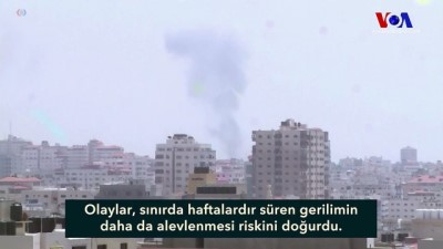 hava saldirisi - İsrail’den Gazze’ye Hava Saldırısı Videosu