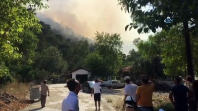 orman yangini -  Muğla’da orman yangını yerleşim alanlarını tehdit ediyor Videosu