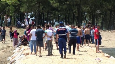 dalgic polis - Serinlemek için göle giren iki çocuk boğuldu - BURSA Videosu